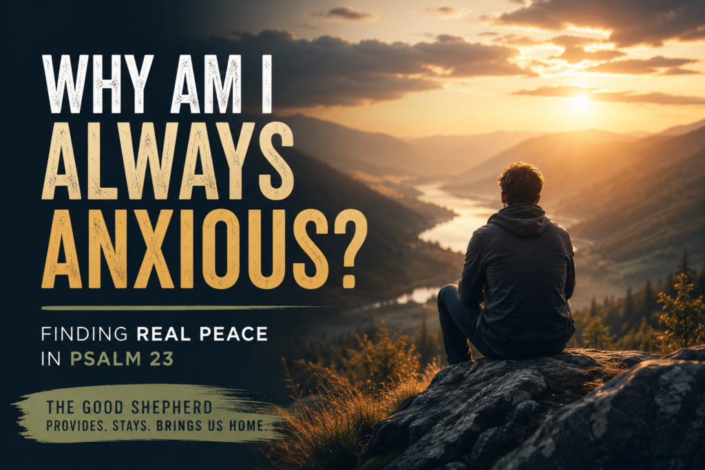 Why Am I Always Anxious? Finding Real Peace in Psalm 23