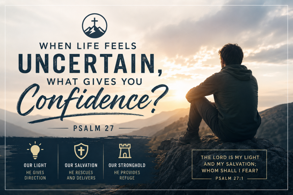 When Life Feels Uncertain, What Gives You Confidence? | Psalm 27