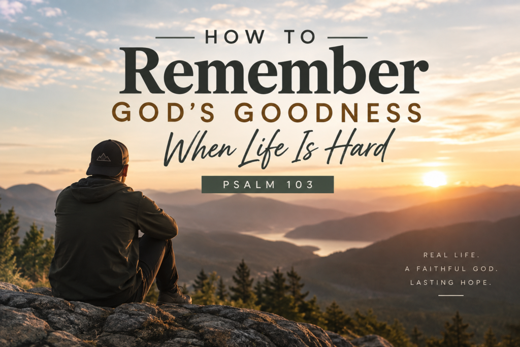 How to Remember God’s Goodness When Life Is Hard
