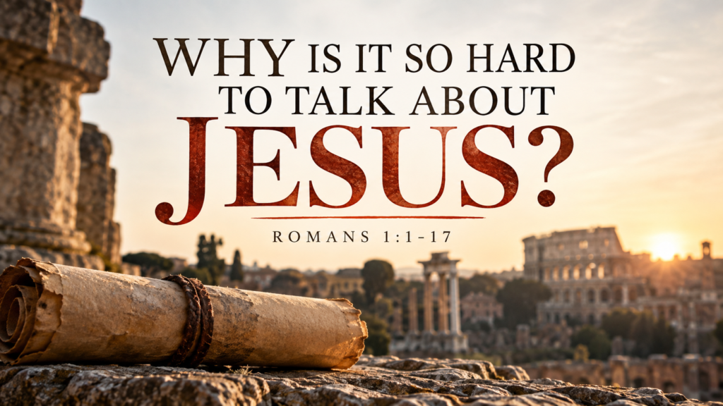 Why Is It So Hard to Talk About Jesus?